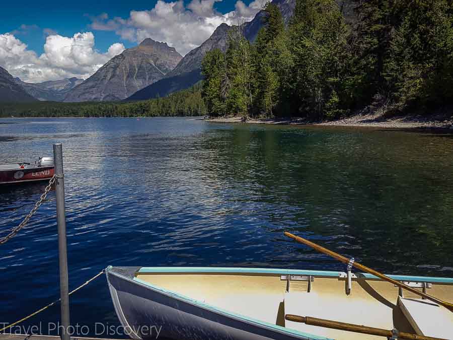 Outdoor recreation at Lake Mc Donald Lodge Glacier National Park