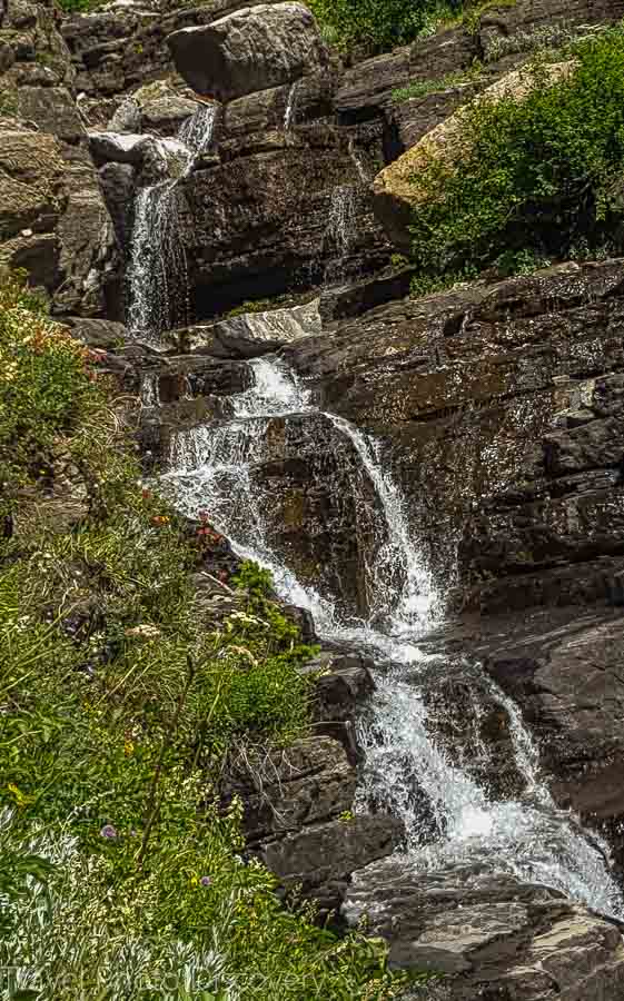 Waterfalls at Glacier National Park