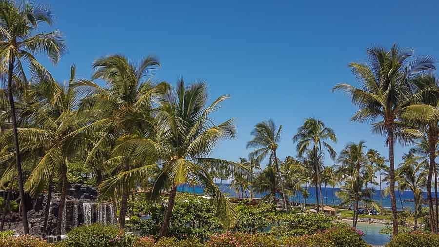 Entry garden view Hilton Waikoloa Village