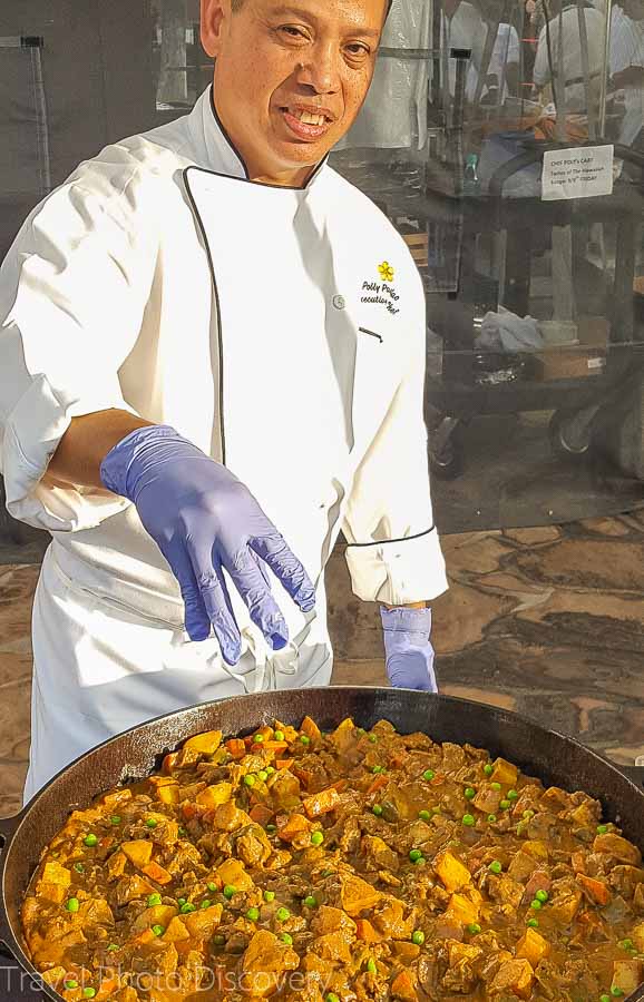Sheraton resorts Curry Lamb dish Taste of the Hawaiian Range