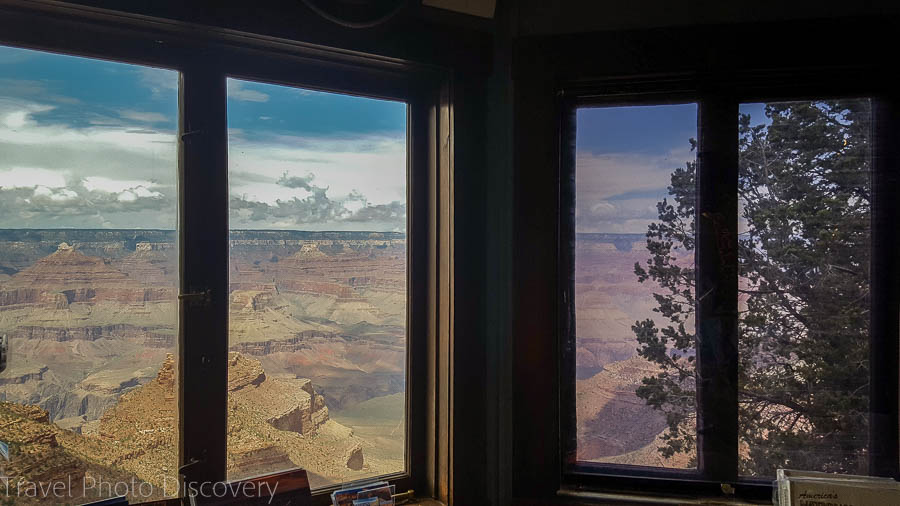 The Lookout Studio views Grand Canyon Village