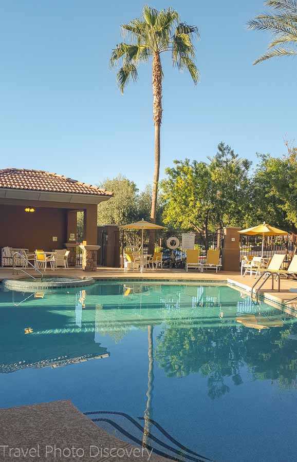 Pool area at Holiday Inn, Chandler Arizona