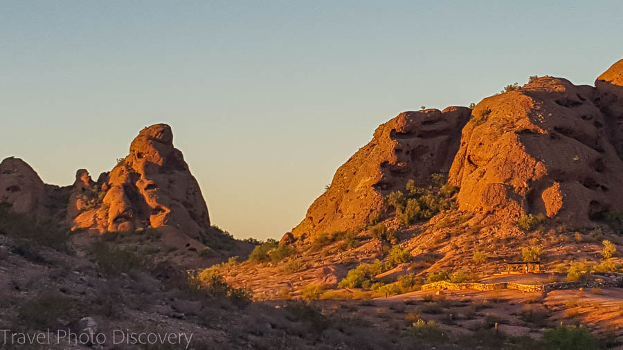 Afternoon hike at Papago Park in Phoenix Arizona