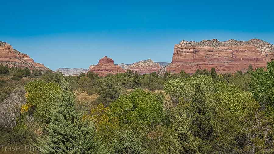 Views from the Red Rocks ranger and visitors station looking at Sedona