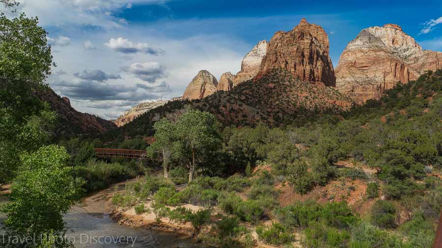 Virgin River walk at Zion National Park