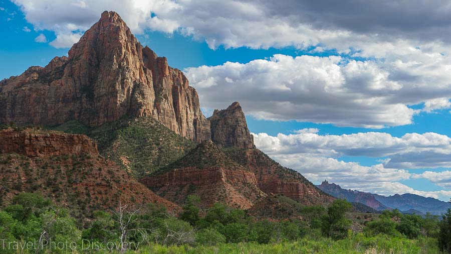 Hikiing up to Pa'rus trail at Zion National park