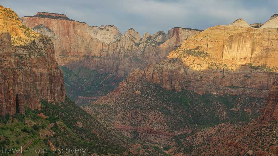 Scenic observation overlook Visiting Zion National Park