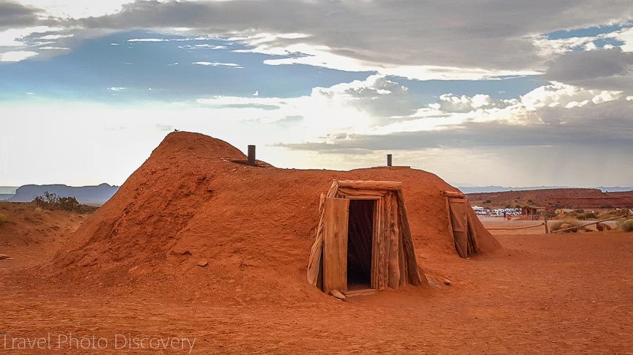 A Navajo Hogan Visiting and touring Monument Valley in Utah