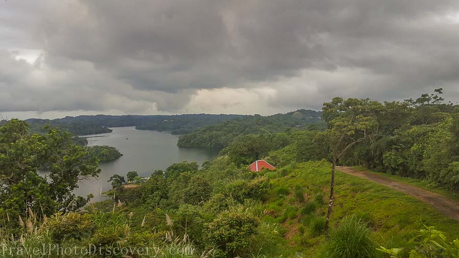 Panoramic view of Gatun Lake, Panama