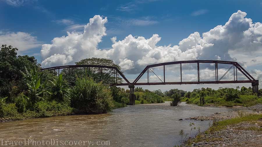 Hitting the bridge and end of rafting tour with Boquete adventure tours