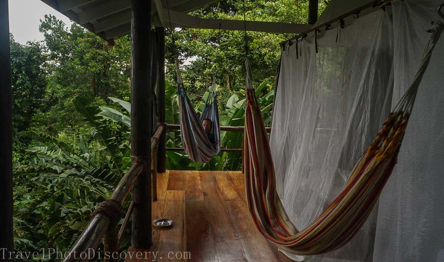 Casita and living area La Loma Eco luxury stay in Bocas del Toro