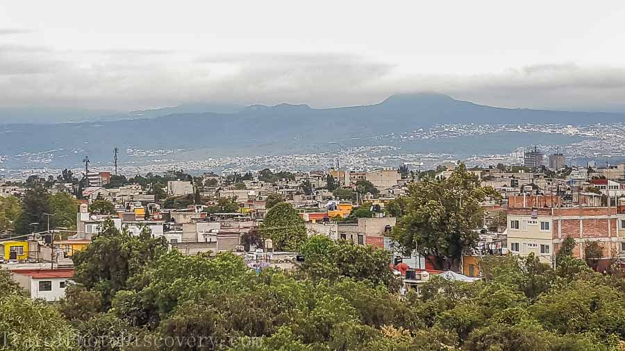 Rooftop views of Mexico City from Museo Anahuacalli in Mexico City