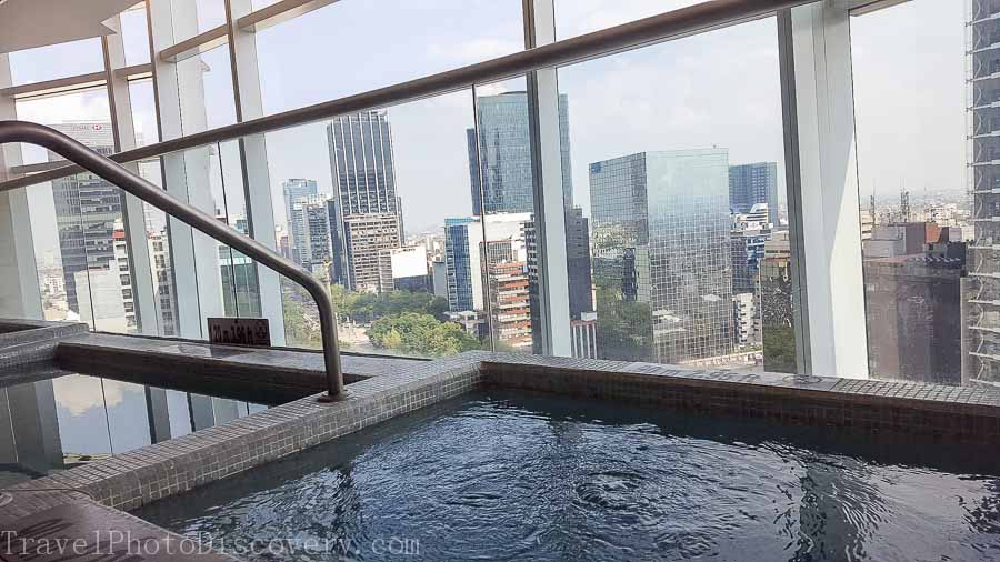 Swimming Pool area at the St. Regis Hotel Mexico City