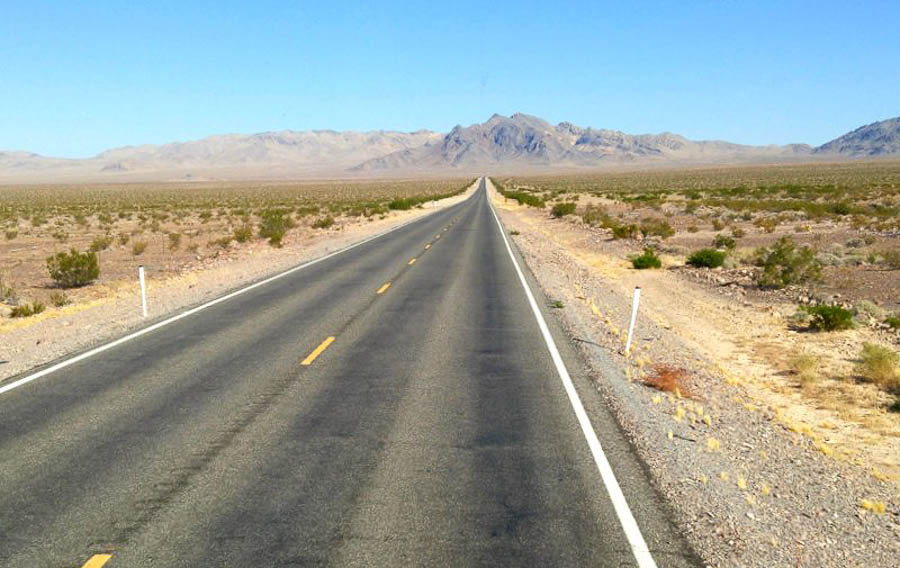Driving route 50 in Nevada Top road trips USA