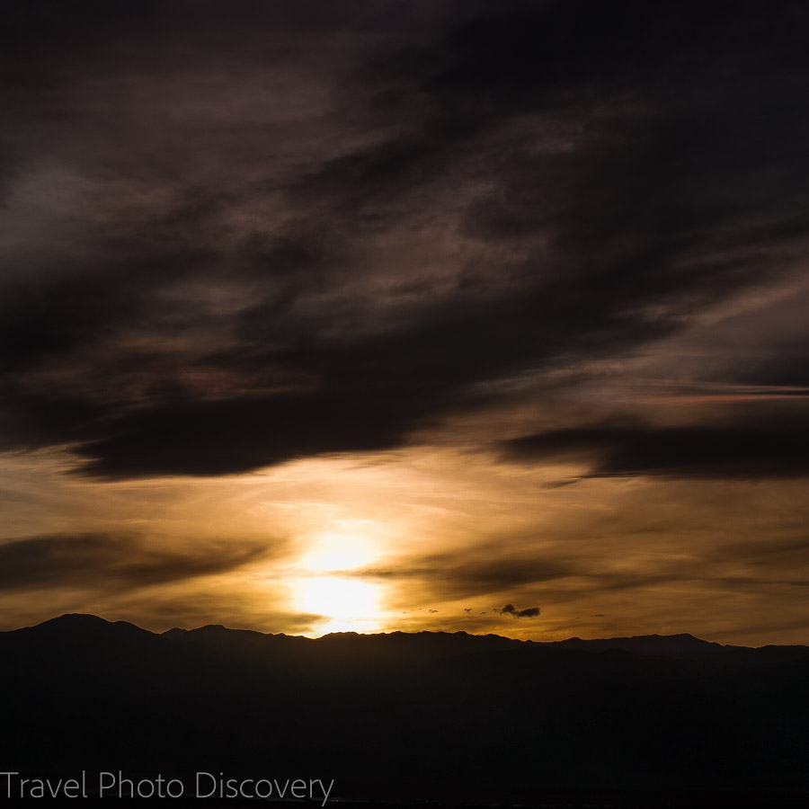 Sunset at Mesquite Flats Sand Dunes Death Valley