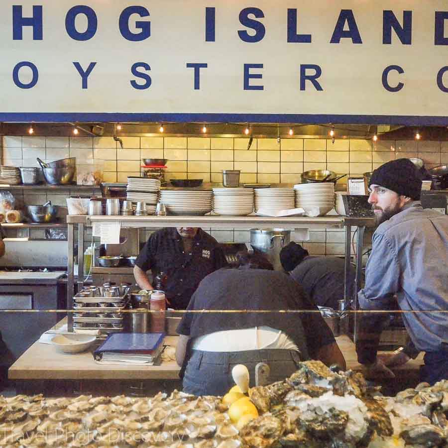 Hog Island Oysters at Oxbow Public Market