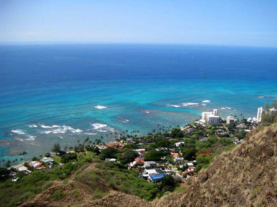 Top of Diamond Head Things to do in Oahu