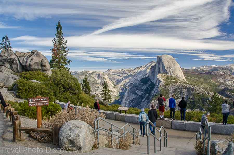Yosemite look out Top road trips USA