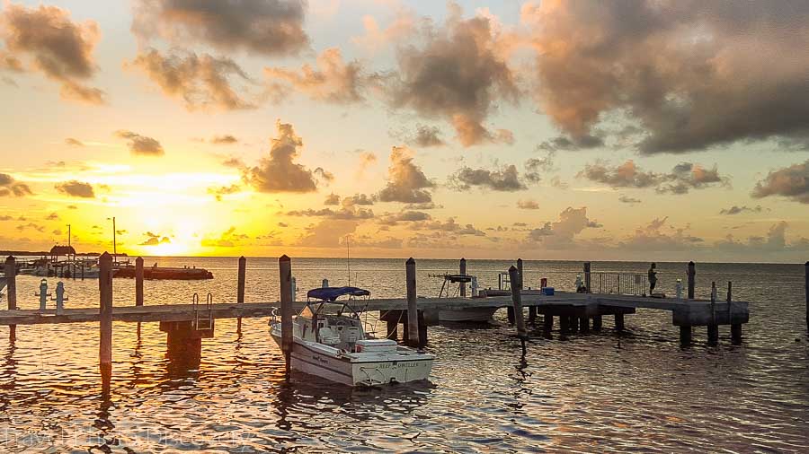 Enjoying a magical sunset in Islamorada