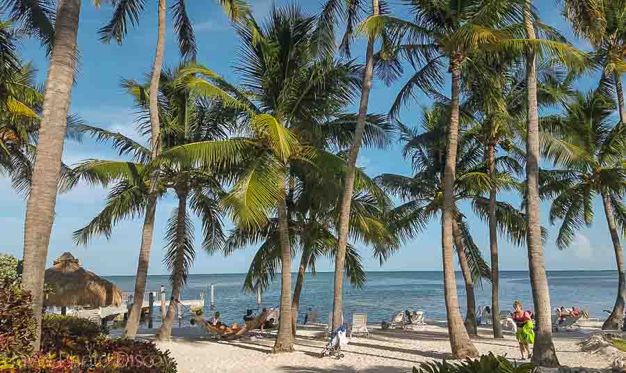 Beach time at Islamorada