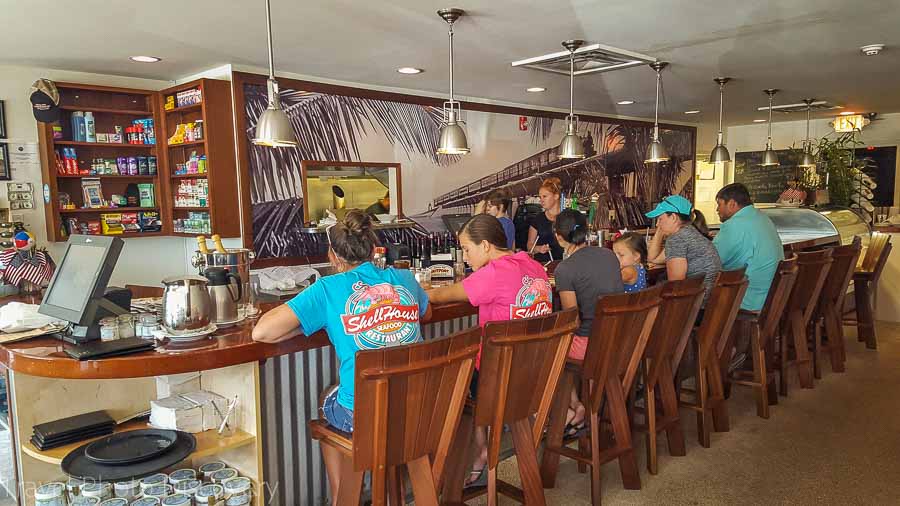 Café dining at Grassy Key Outpost