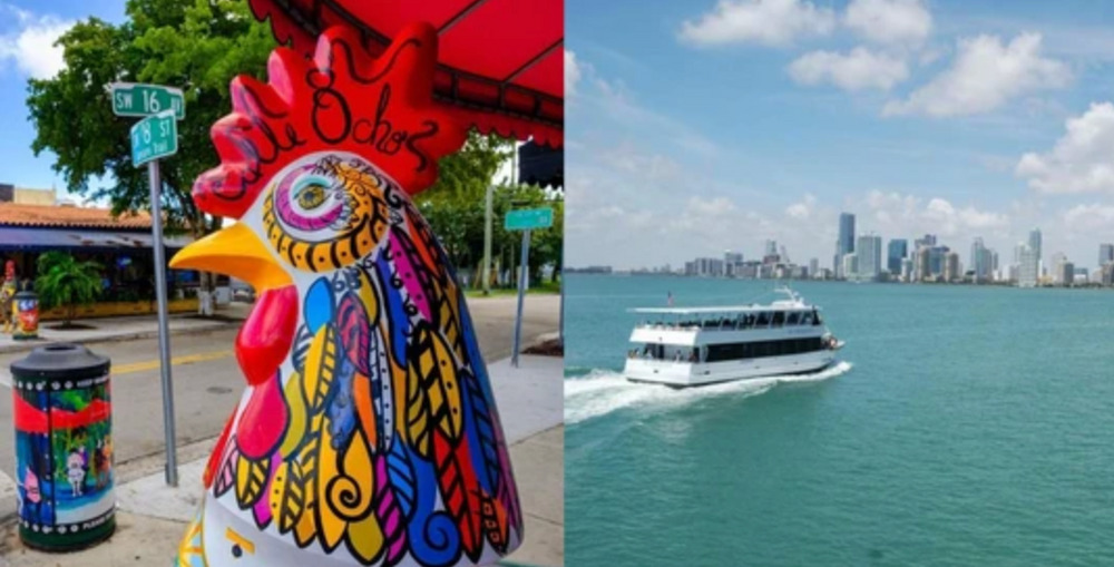 Miami city and boat tour