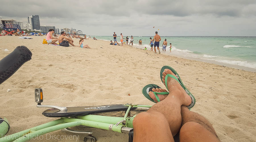 Cruiser bikes and South beach fun in Miami Beach