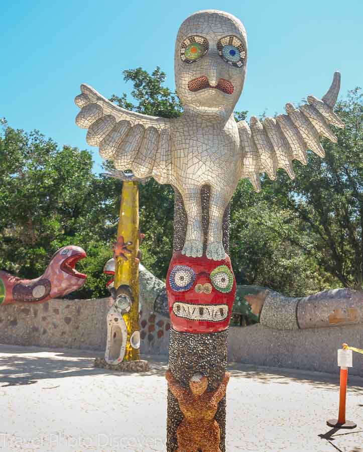 Totem poles of Queen Califia's Magic Circle Escondido