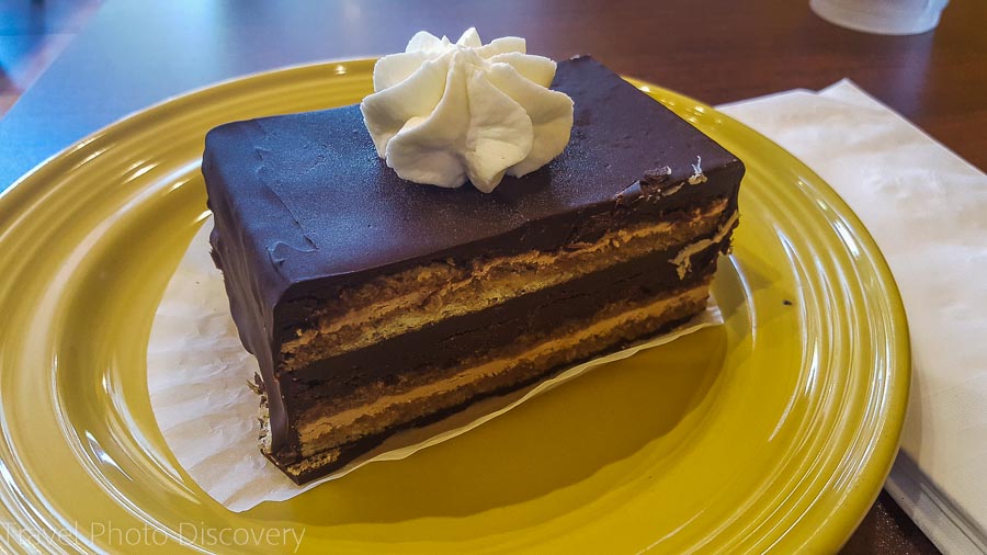 Opera cake at A Delight of France Escondido, CA