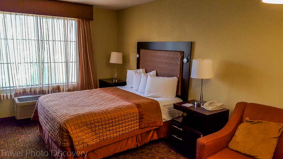 Bedroom at the Best Western Escondido Hotel