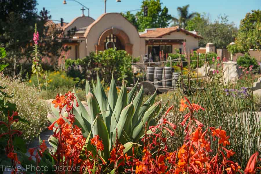 San Juan Capistrano gardens in California