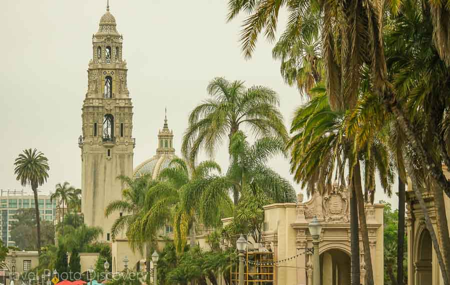 Architecture at El Prado Exploring Balboa Park in San Diego