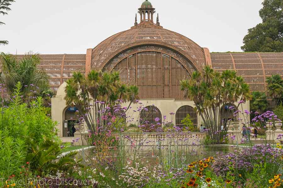 Botanical Building and pond at Balboa Park in San Diego