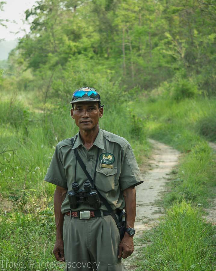 A guide at Chitwan National Park