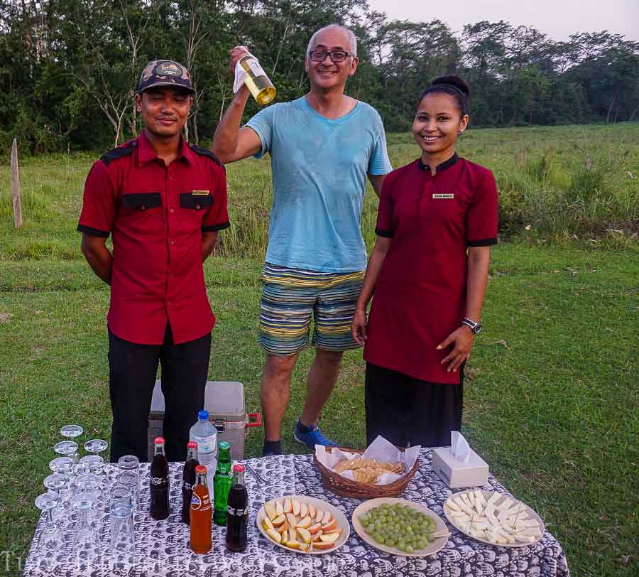 Cocktail hour at Chitwan National Park 