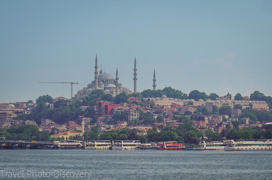 View of Sultanhamet district along the Boshporus