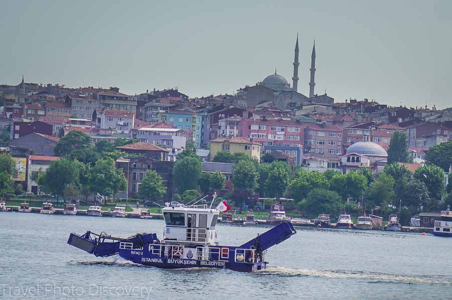 Ferry and water views to Istanbul and the historic district of Istanbul