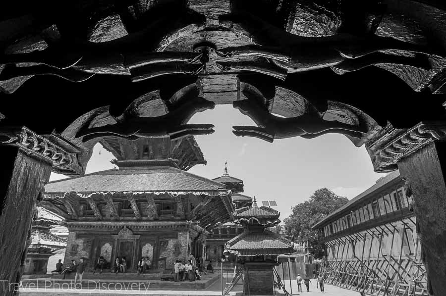 Katmandu palaces and temples at Durbar Square