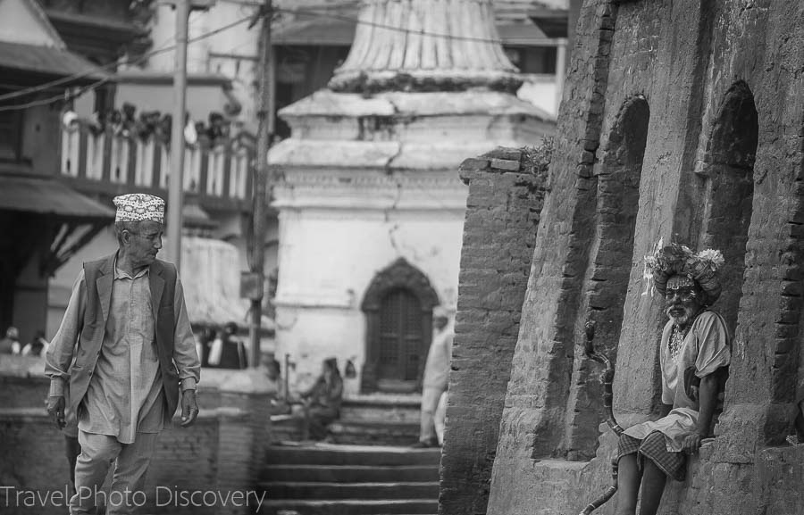 Nepal photography in black and white