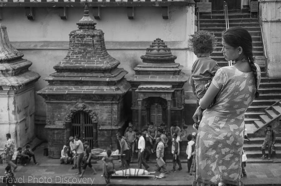 Places of worship at Pashupatinath Temple in Katmandu