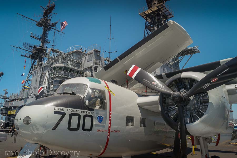 USS Midway aircraft carrier in San Diego's waterfront