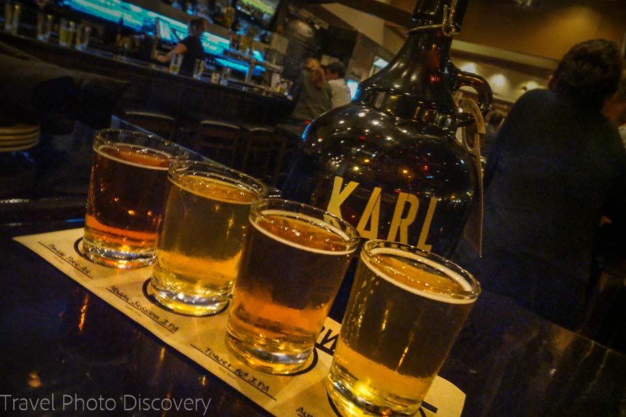 Craft beer and happy hour time in La Jolla