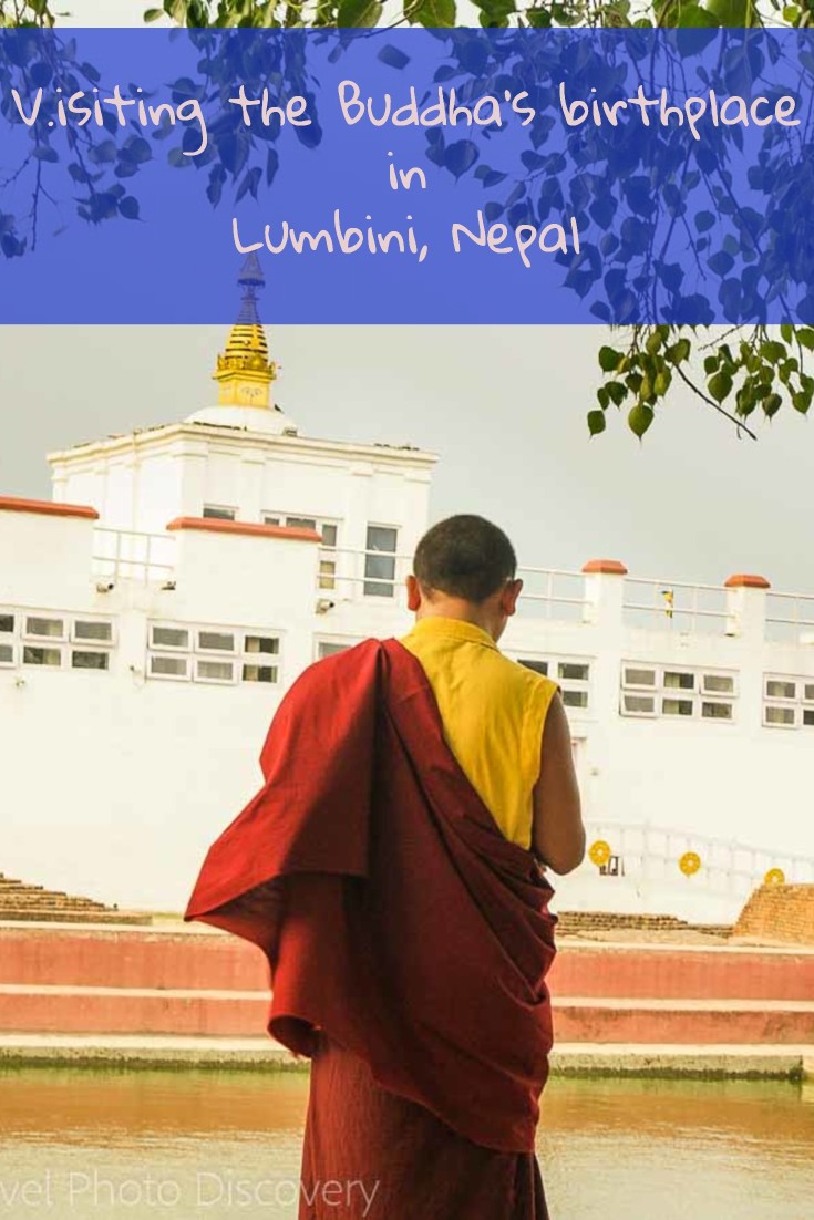 Visiting the Buddha's birplace in Lumbini, Nepal