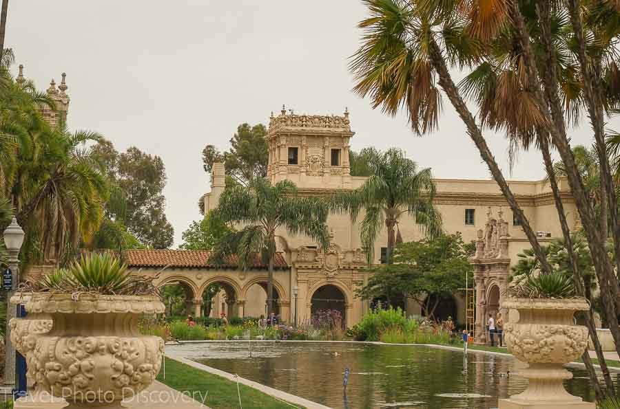 Historic buildings and architecture at Balboa Park San Diego