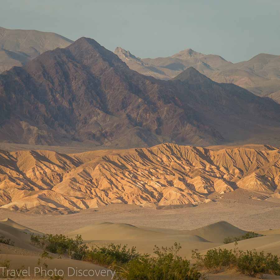 Death Valley National Park along the Eastern Sierra mountains