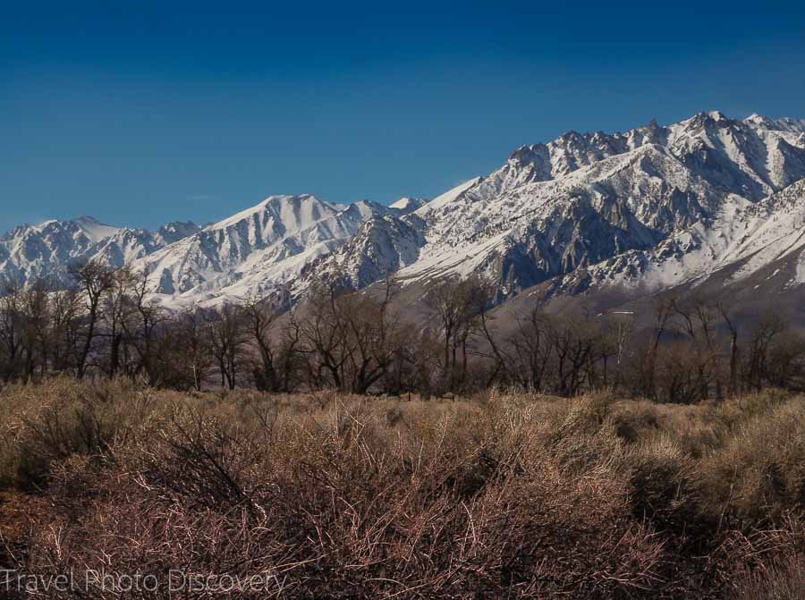 Eastern Sierra landscape Inyo County Hwy 395 Eastern Sierras