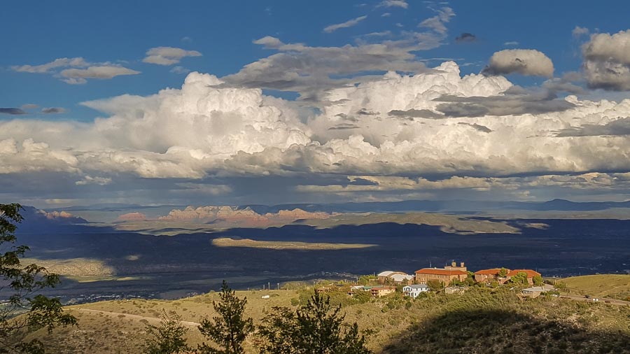 scenic road trip to Jerome