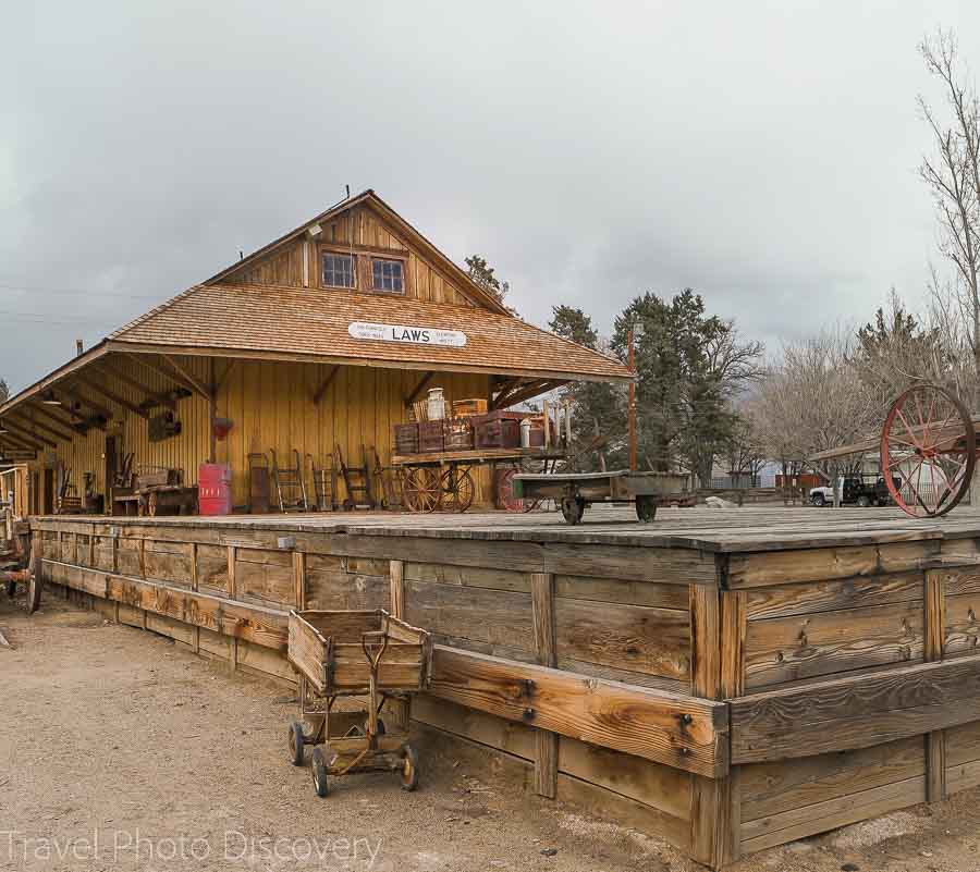 Laws train station and village, Bishop