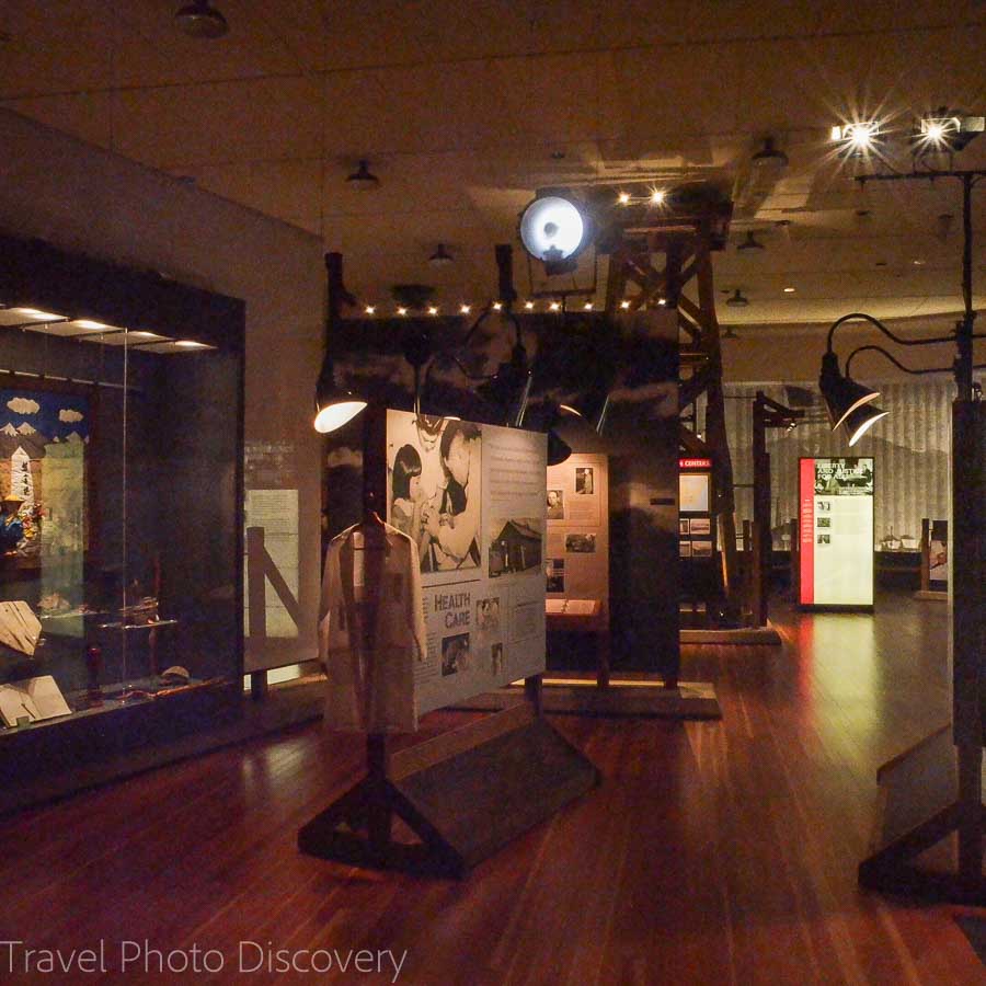 Fanastic dioramas and displays at the Manzanar visitors center and museum