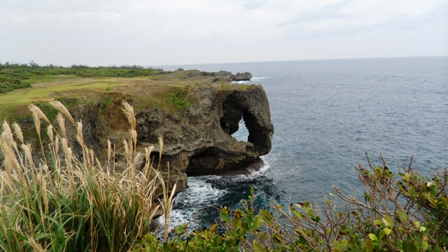 Okinawa in winter cape manza